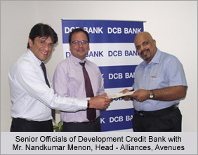 Senior Officials of Development Credit Bank with Mr. Nandkumar Menon, Manager - Alliances, Avenues