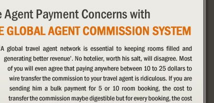 Eliminate Agent Payment Concerns with the Global Agent Commission System